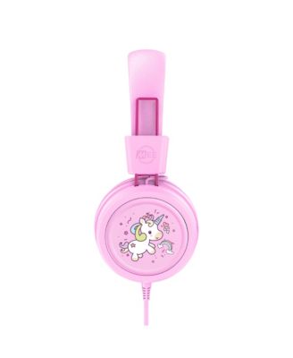 KidJamz KJ55AUX 3.5mm Safe Listening Kid's Headphones with Headset and Color Graphics