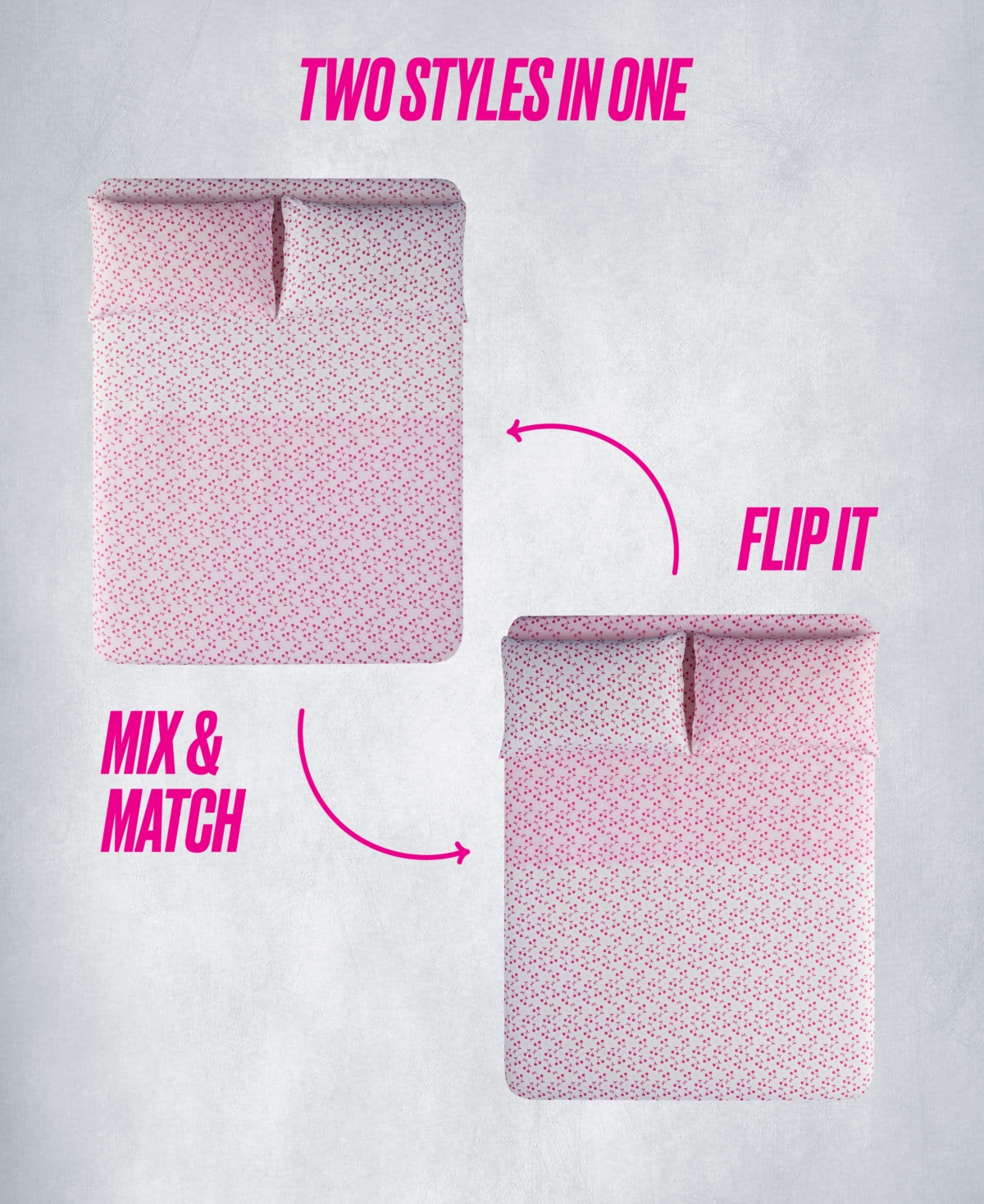 Juicy Couture Reversible 8-Pc. Bed in a Bag Comforter Set