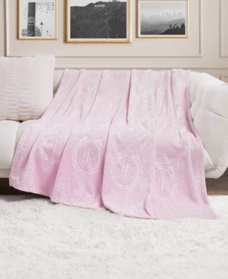 Embossed Oversized Plush Throw, 60" x 90"