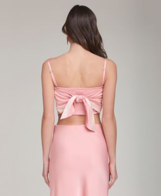 Women's Square Neck Scarf Top