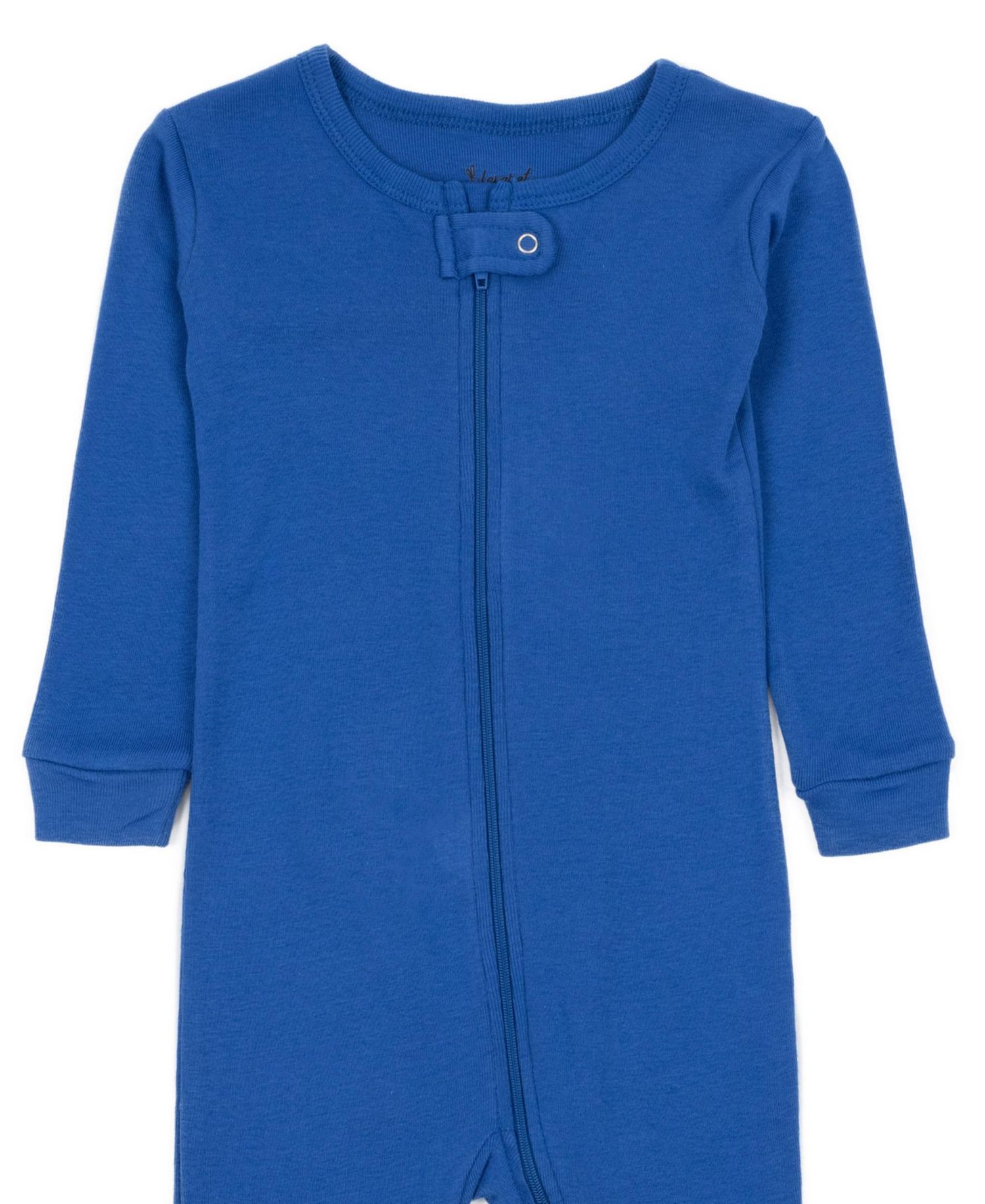 Toddler Matching Family One Piece Footed Cotton Long Sleeve Solid Color Pajamas 2T-5T
