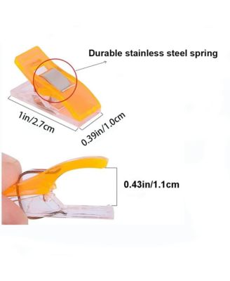 100pcs Sewing Clips Fabric Quilting Binding Accessories Supplies Craft Patchwork Hemming Crochet Knitting DIY Tool