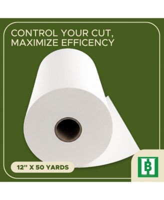 2.5 Oz Cut Away Embroidery Stabilizer Roll Permanent Backing Machine Hand Soft 12" x 50