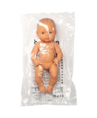 Doll 12 5/8'' Caucasian Girl (Polybag) - Made in Spain, Anatomically Correct, Quality, Inclusion