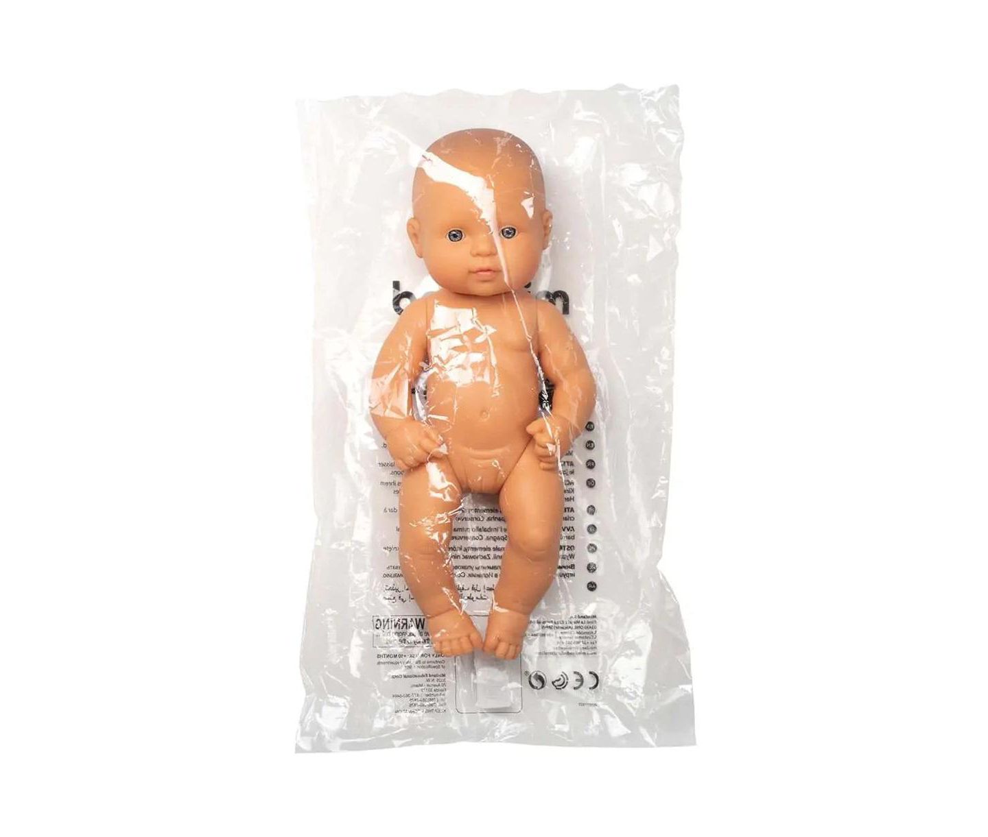 Детская кукла MINILAND Newborn Baby Girl Doll - 15 3/4", цвет: Light Skin — фото 5