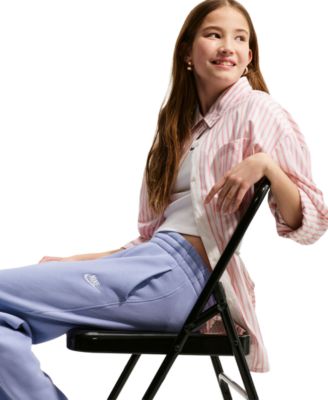 Girls' 7-16 Sportswear Club Fleece Wide-Leg Sweatpants