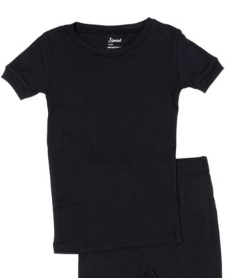 Kids Matching Family Two Piece Cotton Short Sleeve Shirt and Shorts Pajamas