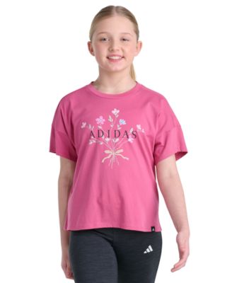 Girls' 8-16 Drop Shoulder Short-Sleeve T-Shirt