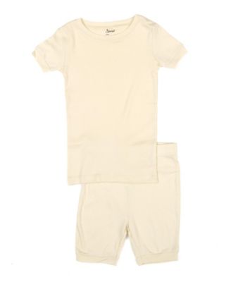 Kids Matching Family Two Piece Cotton Short Sleeve Shirt and Shorts Pajamas