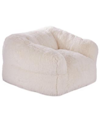 Bean Bag Chair, Plush Sofa Chair with Armrests, High-Density Foam