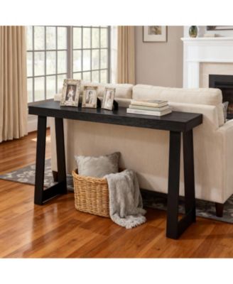 46 in Console Table, Modern Desk Behind Couch, Wooden Accent Table for Living Room