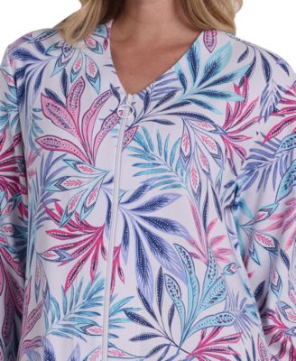 Women's Printed Long-Sleeve Robe