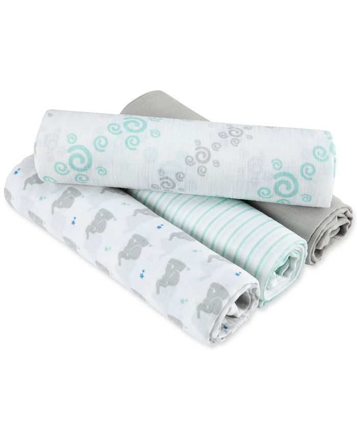 aden by aden + anais Baby Boys & Girls 4Pk. Star Swaddle Blankets Macy's