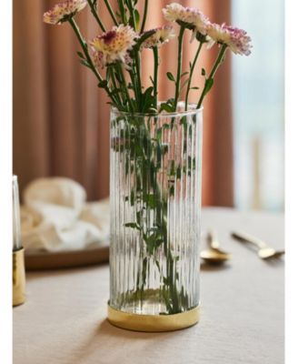 Fluted Glass Vase/Planter
