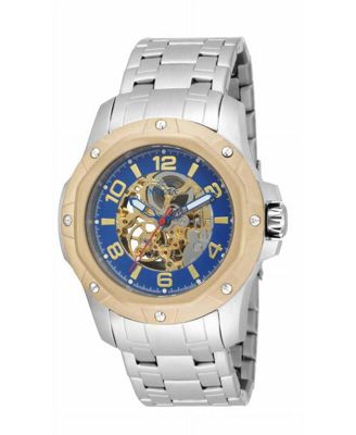 Men's 16127 Specialty Quartz Skeleton Dial Watch