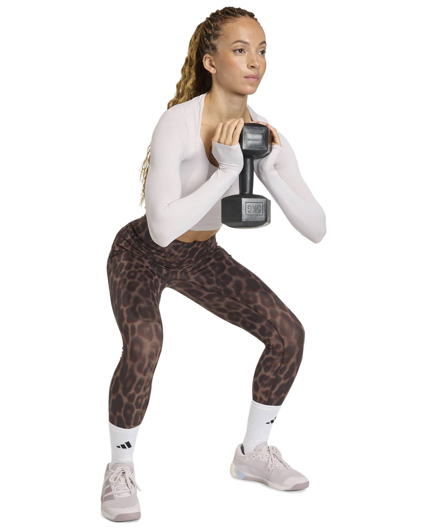 Women's Optim&eacute; Leopard 7/8 Leggings