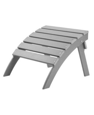 Adirondack Ottoman 21.5L x 18.9W in HDPE Plastic Weather-Resistant Foldable