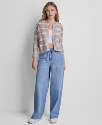 Women's Relaxed-Fit Open-Front Cardigan