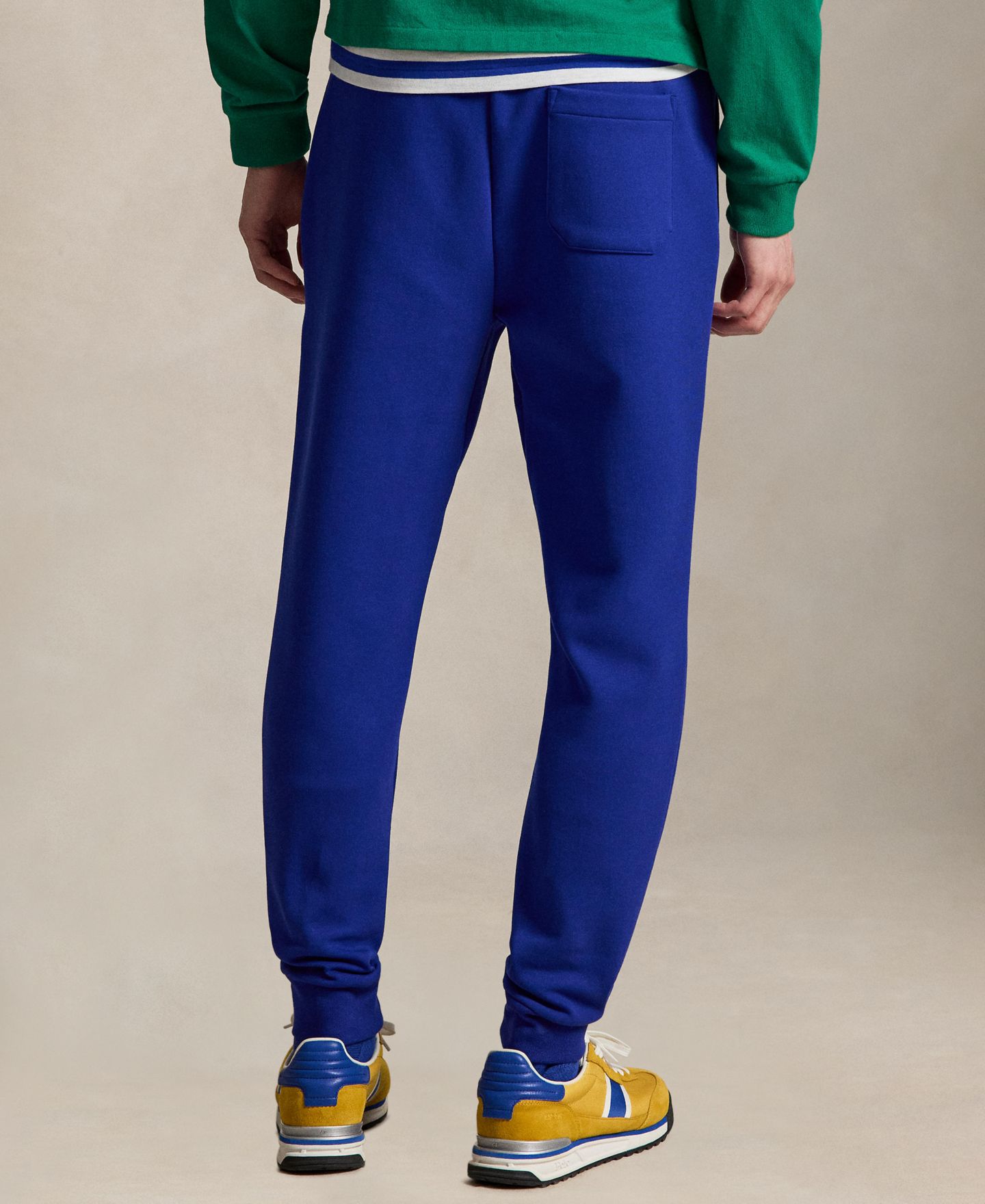 Мужские брюки Polo Ralph Lauren Double-Knit Jogger, цвет: Лазурный — фото 4