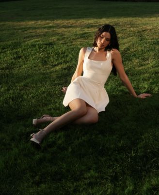 Women's Sculpted Flounce Mini Dress