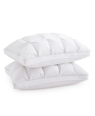 Luxury Gusseted Puffy Down 2-Pack Pillows, Standard/Queen