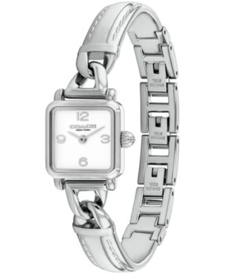 Women's Cass Silver Tone Stainless Steel Bangle Bracelet Watch, 18mm