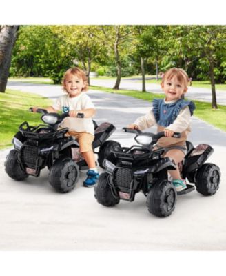 6V Kids ATV Quad Electric Ride On Car with LED Light and MP3-Solid
