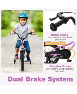 Kids 16 Inch Bike with 2 Brakes