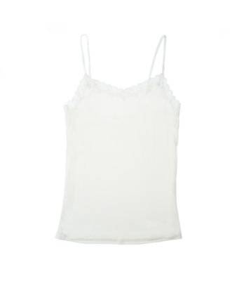 Women's Soft Silk Lace-Trim Camisole
