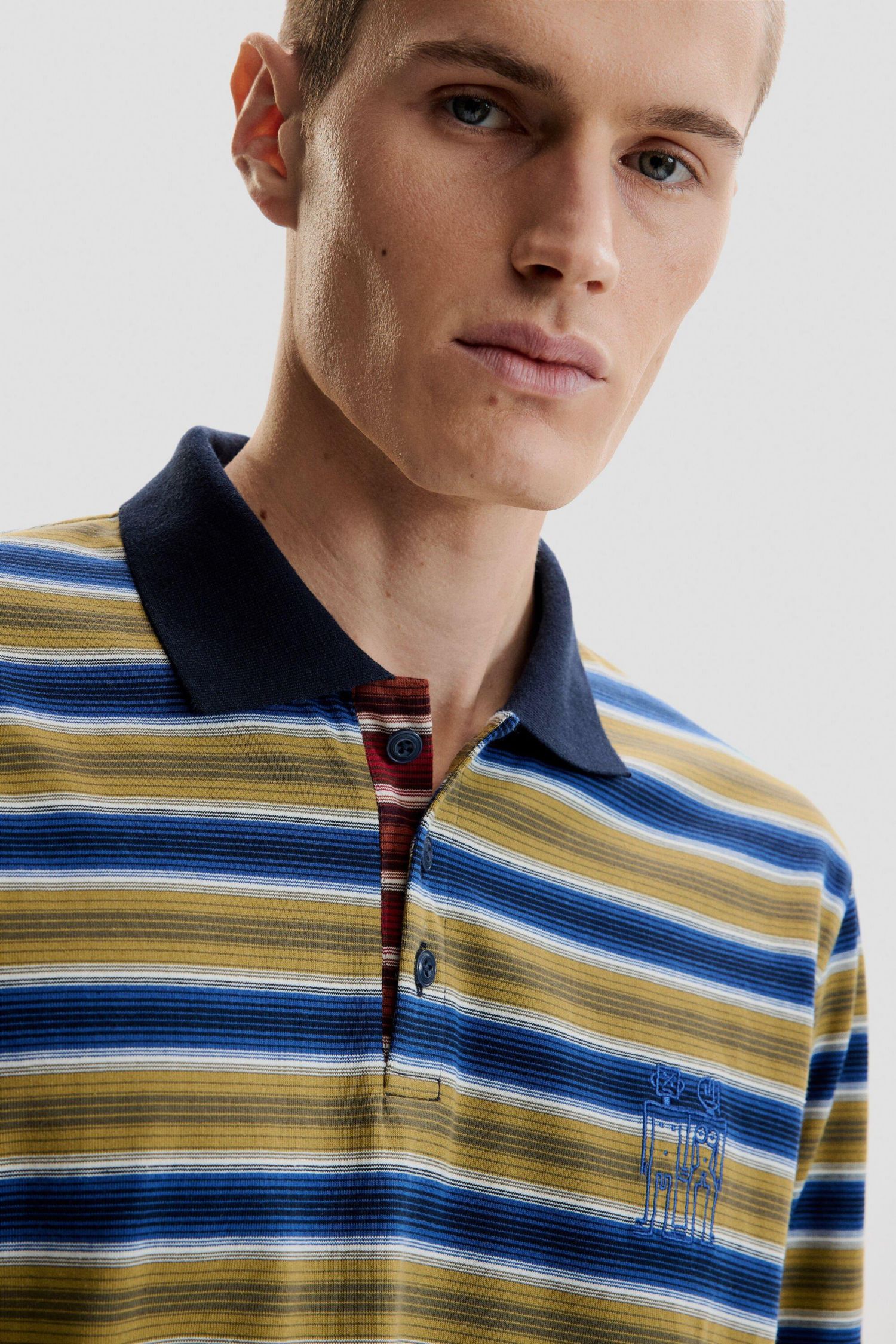 Men's Striped polo t-shirt