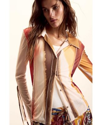 Women's Buttoned T-shirt M. Christian Lacroix