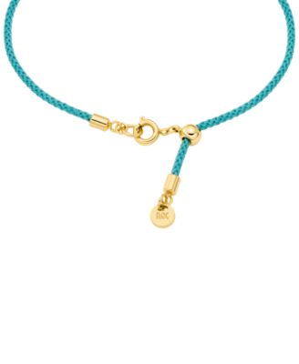 Pave Logo Cord Bracelet