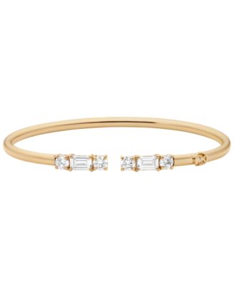 Mixed Cut Flex Cuff Bracelet