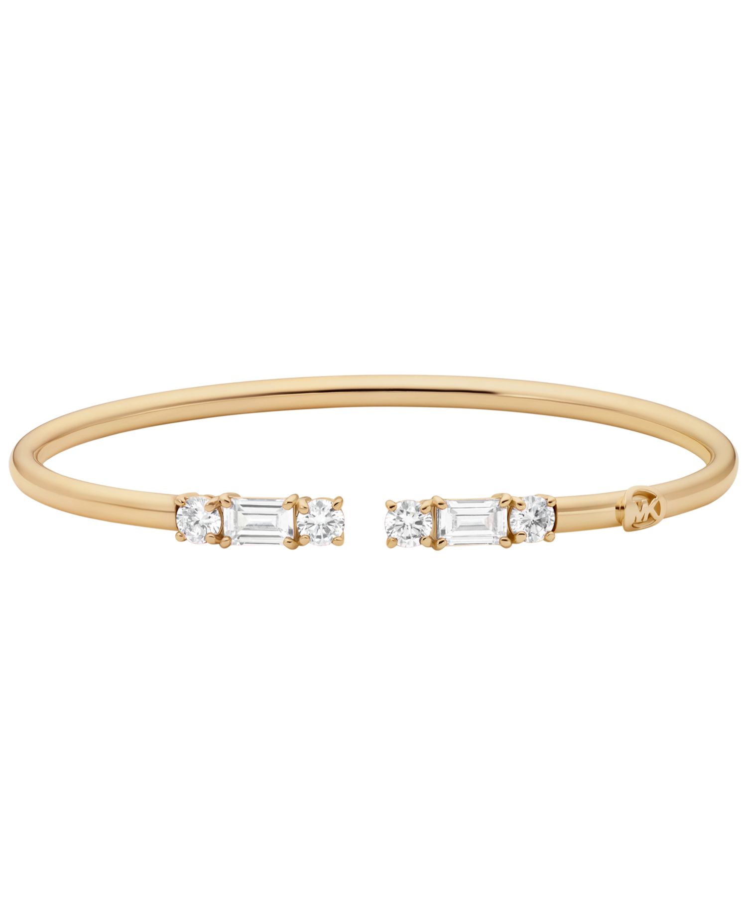 Mixed Cut Flex Cuff Bracelet