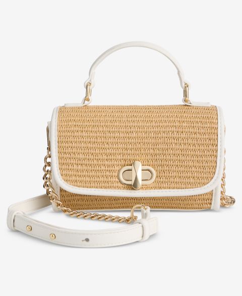 Женские I.N.C. International Concepts Tollann Straw Mini Crossbody Handbag