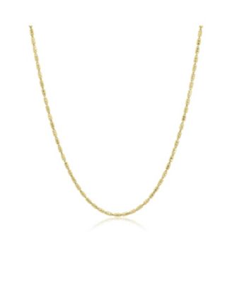 Bullet Bead Chain Necklace 14K Gold-Plated Sterling Silver