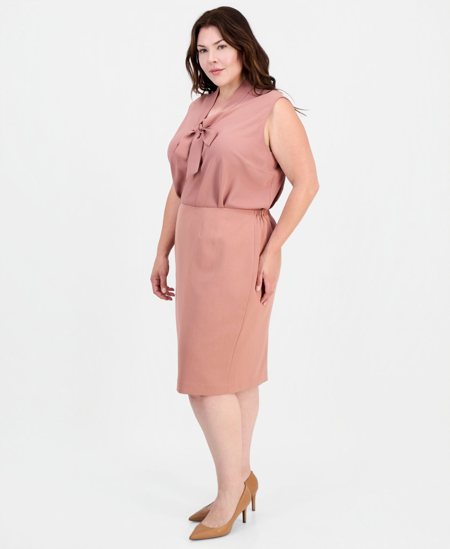 Plus Size Pencil Skirt