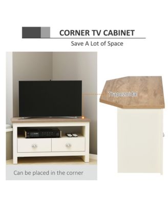 TV Up To 50" Entertainment Corner Organizer Sd Storage Cabinet