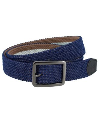 Big & Tall Matias Stripe Reversible Braided Casual Golf Belt