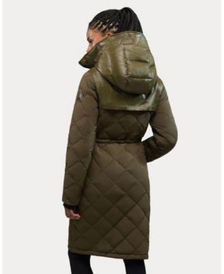 Women's Arly Elongated Hybrid Lightweight Puffer Coat