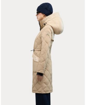 Women's Arly Elongated Hybrid Lightweight Puffer Coat