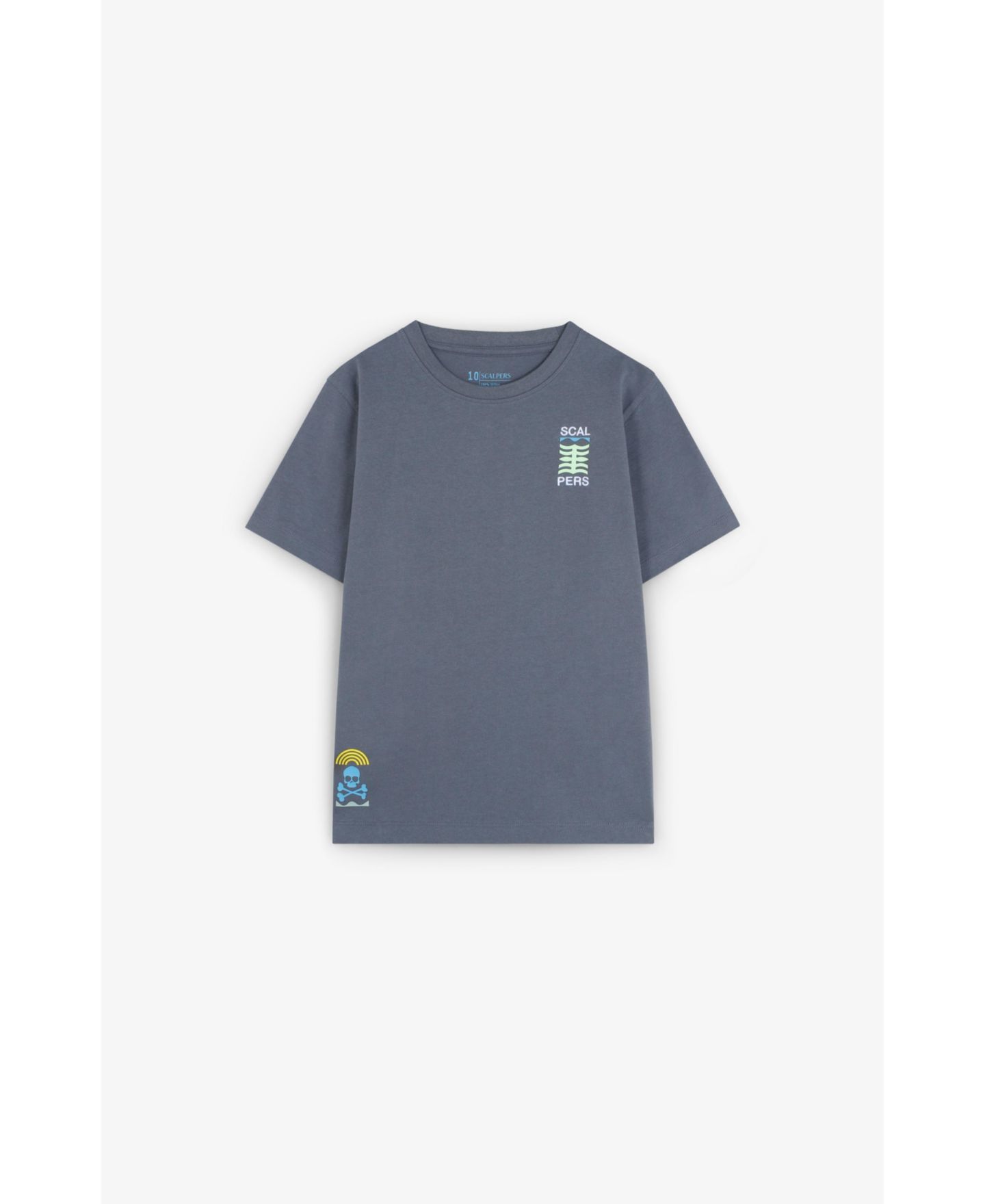 Футболки Scalpers Graphictee для мальчиков, цвет: Тёмный серый — фото 1