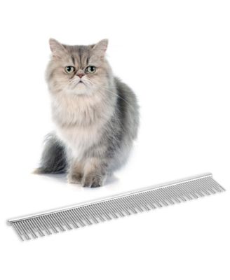 Proglide 6" Cat Deshedding Detangling Comb Dual Length Rounded Pins