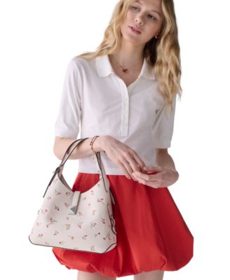 Vibrant Buds Small Crossbody Tote Handbag
