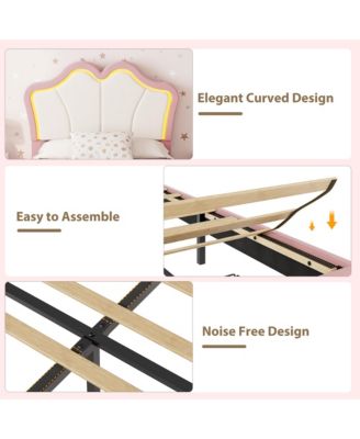 Set of 2 Dreamy Velvet Platform Bed Set with Adjustable Channel-Tufted Headboard – Soft Linen Upholstery, No Box Spring Needed