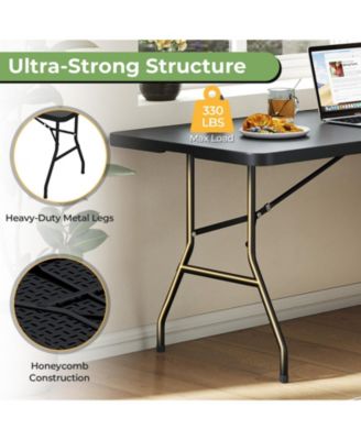 Portable Folding HDPE Table with Carrying Handle
