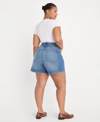 Women's Mid-Rise Belt Loop Shorts