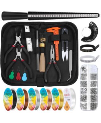 Wire Wrapping Kit Ring Sizer Tools Craft Wires Findings Repair