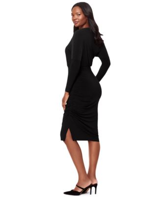 Women's Off-The-Shoulder Long-Sleeve Dress