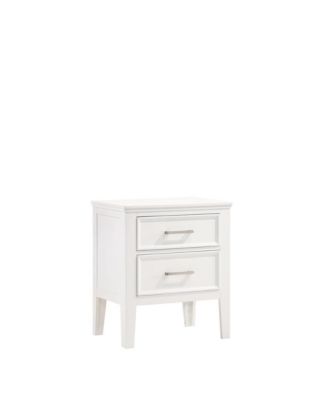 Furniture Andover Wood Nightstand with 2 Drawers